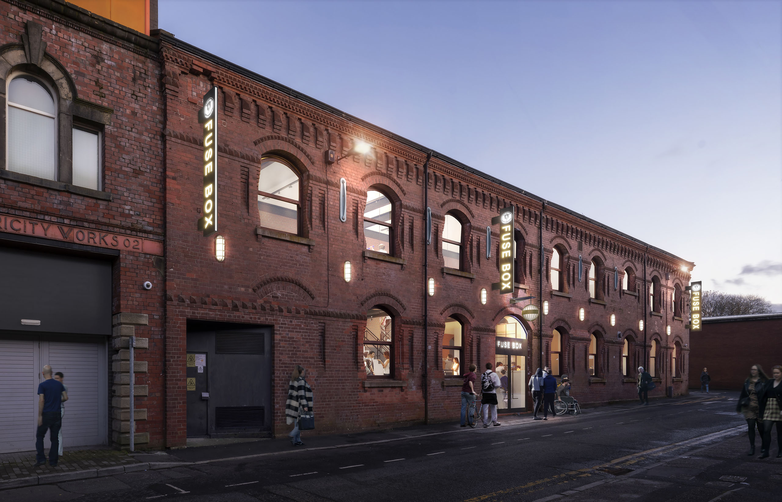 Fuse Box, Blackburn (CGI by Elephant Visual)