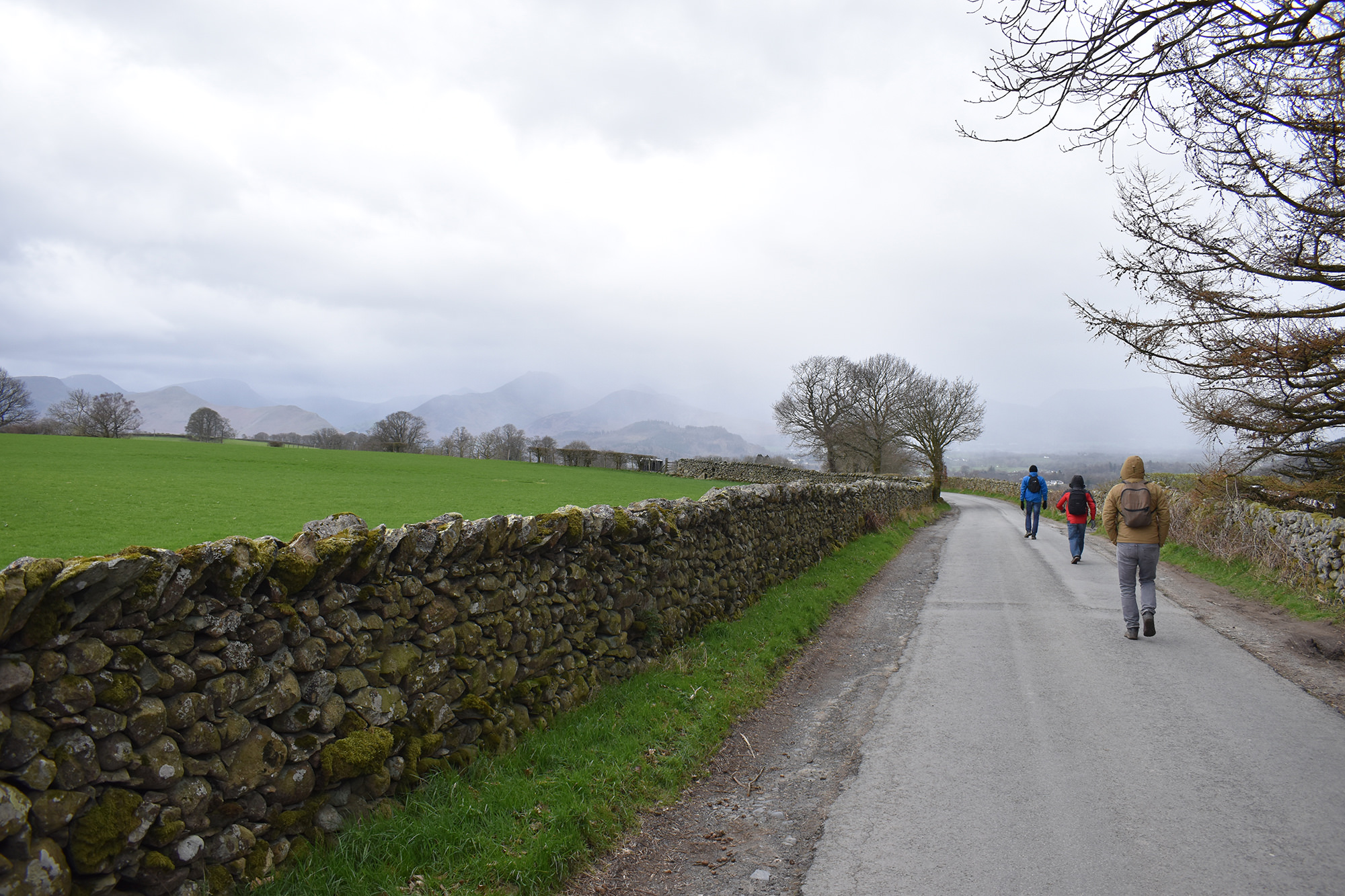 Walking group near Keswick, Lake District